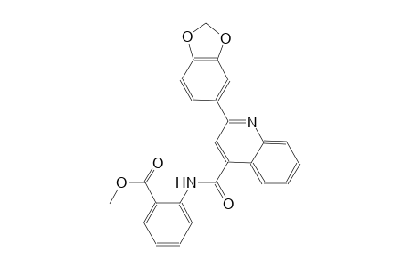 methyl 2-({[2-(1,3-benzodioxol-5-yl)-4-quinolinyl]carbonyl}amino)benzoate