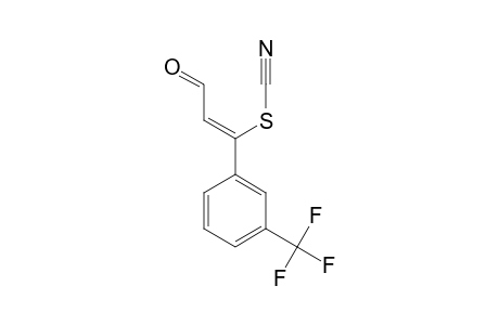 (Z)-3-(Thiocyanato)-3-(3-trifluoromethylphenyl)propenal
