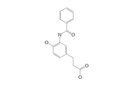 3-(3-BENZAMIDO-4-HYDROXYPHENYL)-PROPANOIC-ACID
