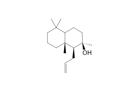 1.beta.-allylperhydro-2.alpha.,5,5,8a.beta.-tetramethyl-trans-naphthalen-2.beta.-ol