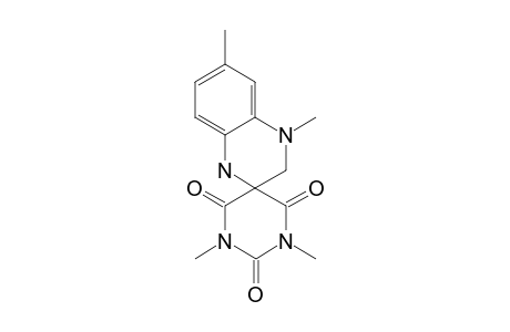 1,2,3,4-TETRAHYDRO-4,6-DIMETHYLQUINOXALINE-2-SPIRO-5'-(HEXAHYDRO-1',3'-DIMETHYL-2',4',6'-TRIOXOPYRIMIDINE)