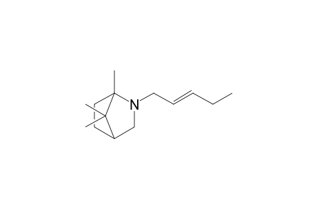 4,7,7-trimethyl-3-[(E)-pent-2-enyl]-3-azabicyclo[2.2.1]heptane