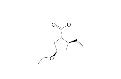 Cyclopentanecarboxylic acid, 2-ethenyl-4-ethoxy-,methyl ester (1.alpha.,2.beta.,4.beta.)-