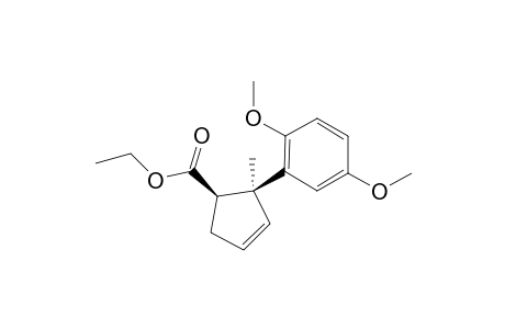 trans-Ethyl 2-(2,5-Dimethoxyphenyl)-2-methylcyclopent-3-ene-carboxylate