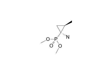 [(1S,2R)-1-dimethoxyphosphoryl-2-methyl-cyclopropyl]amine