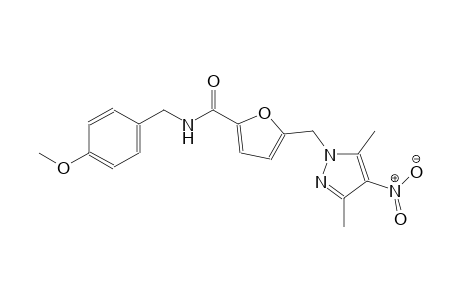 5-[(3,5-dimethyl-4-nitro-1H-pyrazol-1-yl)methyl]-N-(4-methoxybenzyl)-2-furamide