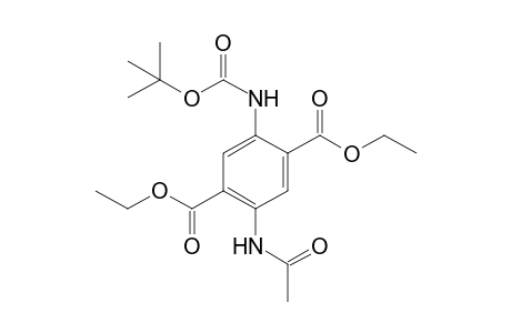 diethyl 2-acetamido-5-[(tert-butoxycarbonyl)amino]terephthalate