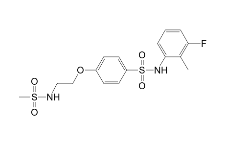 Benzenesulfonamide, N-(3-fluoro-2-methylphenyl)-4-[2-[(methylsulfonyl)amino]ethoxy]-