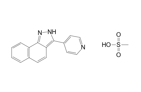 3-(4-pyridyl)-2H-benz[g]indazole, methanesulfonate(1:1)