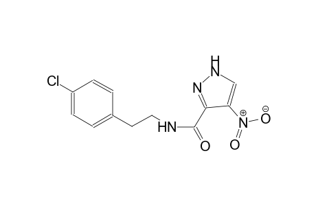 N-[2-(4-chlorophenyl)ethyl]-4-nitro-1H-pyrazole-3-carboxamide