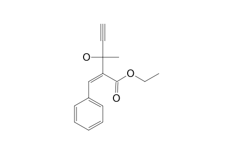 ETHYL-(2Z)-2-BENZYLIDENE-3-HYDROXY-3-METHYL-PENT-4-YNOATE