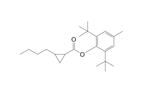 (cis/trans)-2,6-Di-t-Butyl-4-methylphenyl 2-butylcyclopropane-1-carboxylate