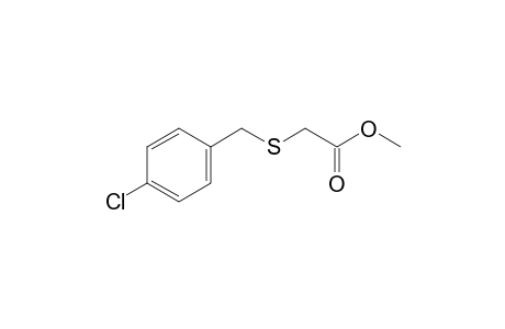 [(p-chlorobenzyl)thio]acetic acid, methyl ester