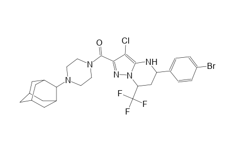 2-{[4-(2-adamantyl)-1-piperazinyl]carbonyl}-5-(4-bromophenyl)-3-chloro-7-(trifluoromethyl)-4,5,6,7-tetrahydropyrazolo[1,5-a]pyrimidine