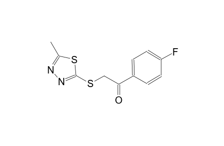 ethanone, 1-(4-fluorophenyl)-2-[(5-methyl-1,3,4-thiadiazol-2-yl)thio]-