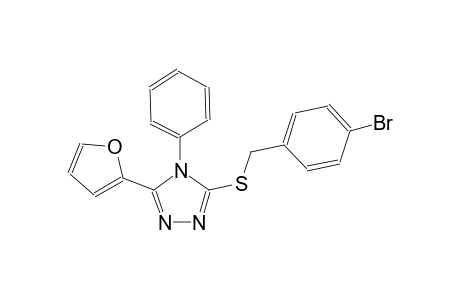 3-[(4-Bromobenzyl)sulfanyl]-5-(2-furyl)-4-phenyl-4H-1,2,4-triazole
