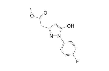 1H-Pyrazole-3-acetic acid, 1-(4-fluorophenyl)-5-hydroxy-, methyl ester