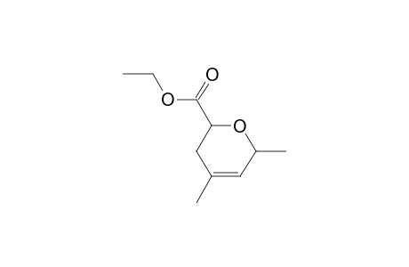 (+)-Ethyl 4,6-dimethyl-3,6-dihydro-2H-pyran-2-carboxylate