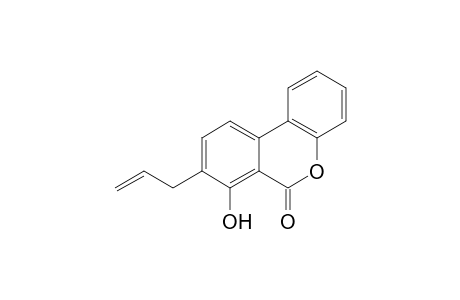 7-hydroxy-8-prop-2-enyl-6-benzo[c][1]benzopyranone