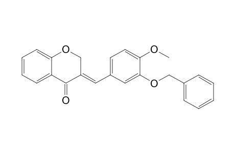 (3E)-3-(3-benzoxy-4-methoxy-benzylidene)chroman-4-one