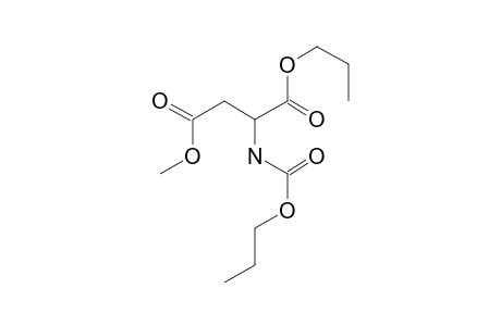 L-Aspartic acid, N-(N-propyloxycarbonyl)-, C(1)-(N-propyl) ester, C(4)-methyl ester