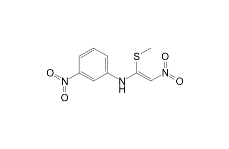 1-(3-Nitrophenyl)amino-1-methylthio-2-nitroethene