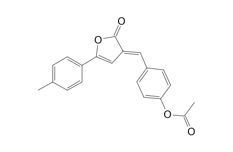 3-(4'-Acetoxybenzylidene)-5-(p-methylphenyl)-2(3H)-furanone