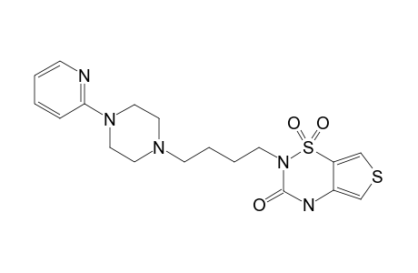 2-[4-[1-[4-(2-PYRIDYL)-PIPERAZINYL]]-BUTYL]-2H-THIENO-[3,4-E]-[1,2,4]-THIADIAZIN-3(4H)-ONE-1,1-DIOXIDE