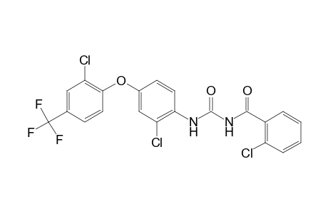 Benzamide, 2-chloro-N-[[[2-chloro-4-[2-chloro-4-(trifluoromethyl)phenoxy]phenyl]amino]carbonyl]-