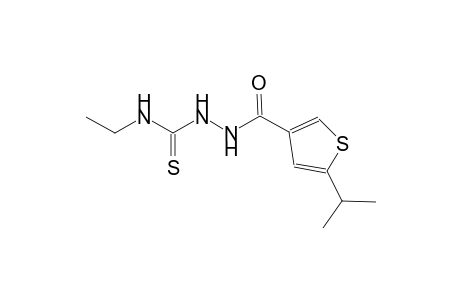 N-ethyl-2-[(5-isopropyl-3-thienyl)carbonyl]hydrazinecarbothioamide