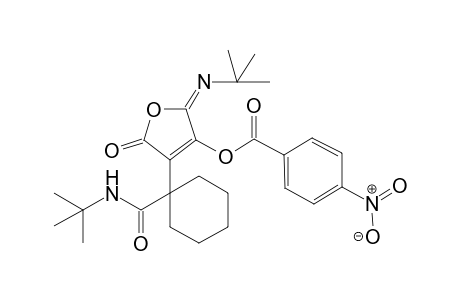 (2E)-4-{1-[(tert-Butyl)carbamoyl]cyclohexyl}-2-[(tert-butyl)imino]-2,5-dihydro-5-oxofuran-3-yl 4-Nitrobenzoate