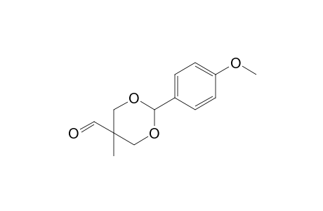 2-(4-methoxyphenyl)-5-methyl-1,3-dioxane-5-carbaldehyde