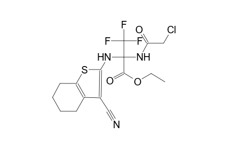 alanine, N-(chloroacetyl)-2-[(3-cyano-4,5,6,7-tetrahydrobenzo[b]thien-2-yl)amino]-3,3,3-trifluoro-, ethyl ester