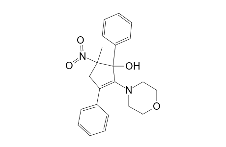 5-Methyl-2-morpholino-5-nitro-1,3-diphenylcyclopent-2-enol