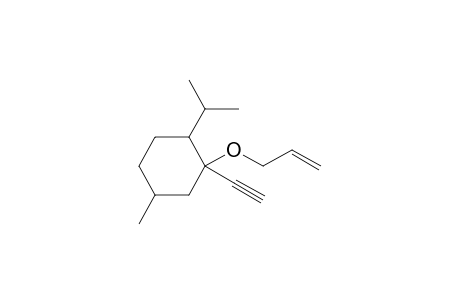 1-Allyloxy-1-ethynyl-2-isopropyl-5-methylcyclohexane