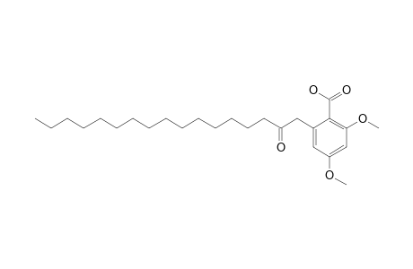 2,4-DIMETHOXY-6-(2-OXO-HEPTADECYL)-BENZOIC-ACID