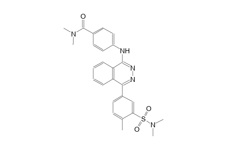 4-[(4-{3-[(dimethylamino)sulfonyl]-4-methylphenyl}-1-phthalazinyl)amino]-N,N-dimethylbenzamide