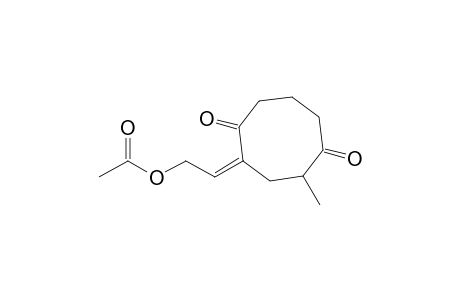 (Z)-4-Methyl-2-(acetoxyethylidene)cyclooctane-1,5-dione