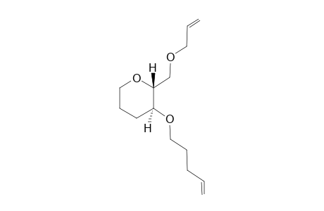 (2R,3S)-2-(allyloxymethyl)-3-pent-4-enoxy-tetrahydropyran
