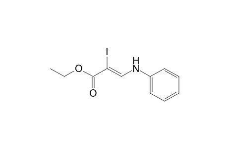 Ethyl (E)- and (Z)-2-iodo-3-phenylaminopropenoate