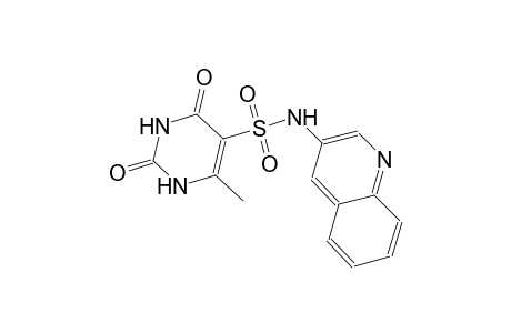 6-methyl-2,4-dioxo-N-(3-quinolinyl)-1,2,3,4-tetrahydro-5-pyrimidinesulfonamide