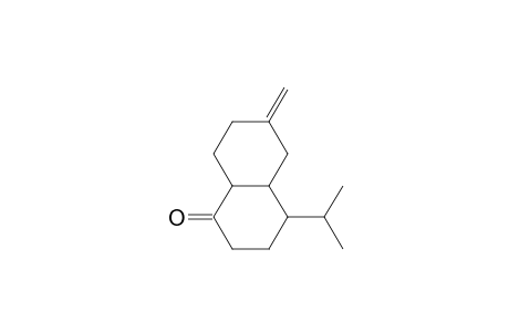 4-Isopropyl-6-methylene-3,4,4a,5,6,7,8,8a-octahydro-1(2h)-naphthalenone