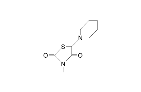 3-Methyl-5-(piperidin-1-yl)-thiazolidine-2,4-dione