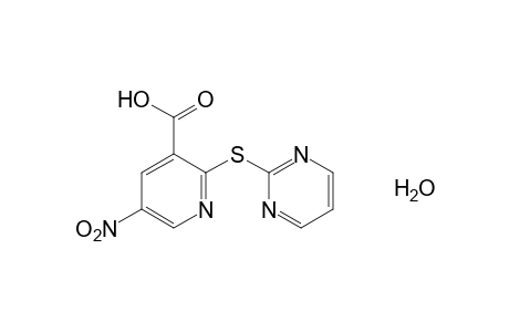5-nitro-2-[(2-pyrimidinyl)thio]nicotinic acid, hydrate