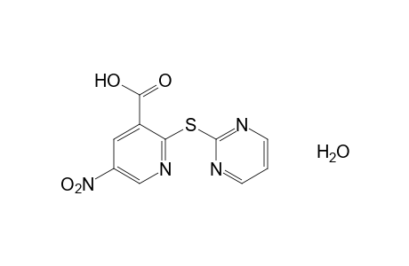 5-nitro-2-[(2-pyrimidinyl)thio]nicotinic acid, hydrate