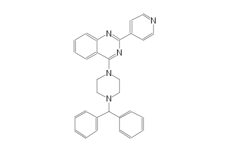 4-(4-benzhydryl-1-piperazinyl)-2-(4-pyridinyl)quinazoline