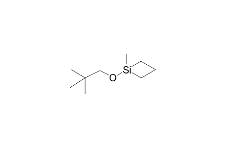 1-Methyl-1-(2,2-dimethylpropyl)oxy-1-silacyclobutane