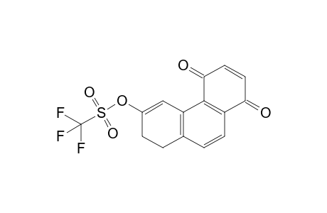 6-[(Trifluoromethanesulfonyl)oxy]-7,8-dihydrophenanthrene-1,4-dione