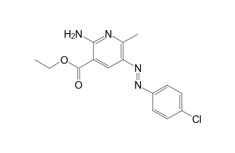 Ethyl (E)-2-amino-5-((4-chlorophenyl)diazenyl)-6-methylnicotinate