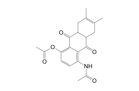 Acetamide, N-[4-(acetyloxy)-5,8,8a,9,10,10a-hexahydro-6,7-dimethyl-9,10-dioxo-1-anthracenyl]-
